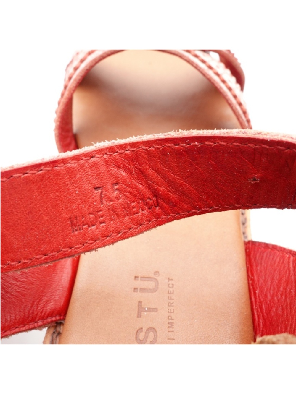 NEW Women's BED/STU Lift Leather Platform Sandals F373235-BLNTDL Blossom - Picture 10 of 13